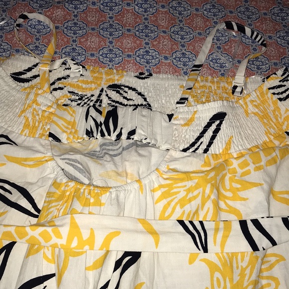 Black,yellow & white Cleo pineapple sundress - Picture 7 of 7